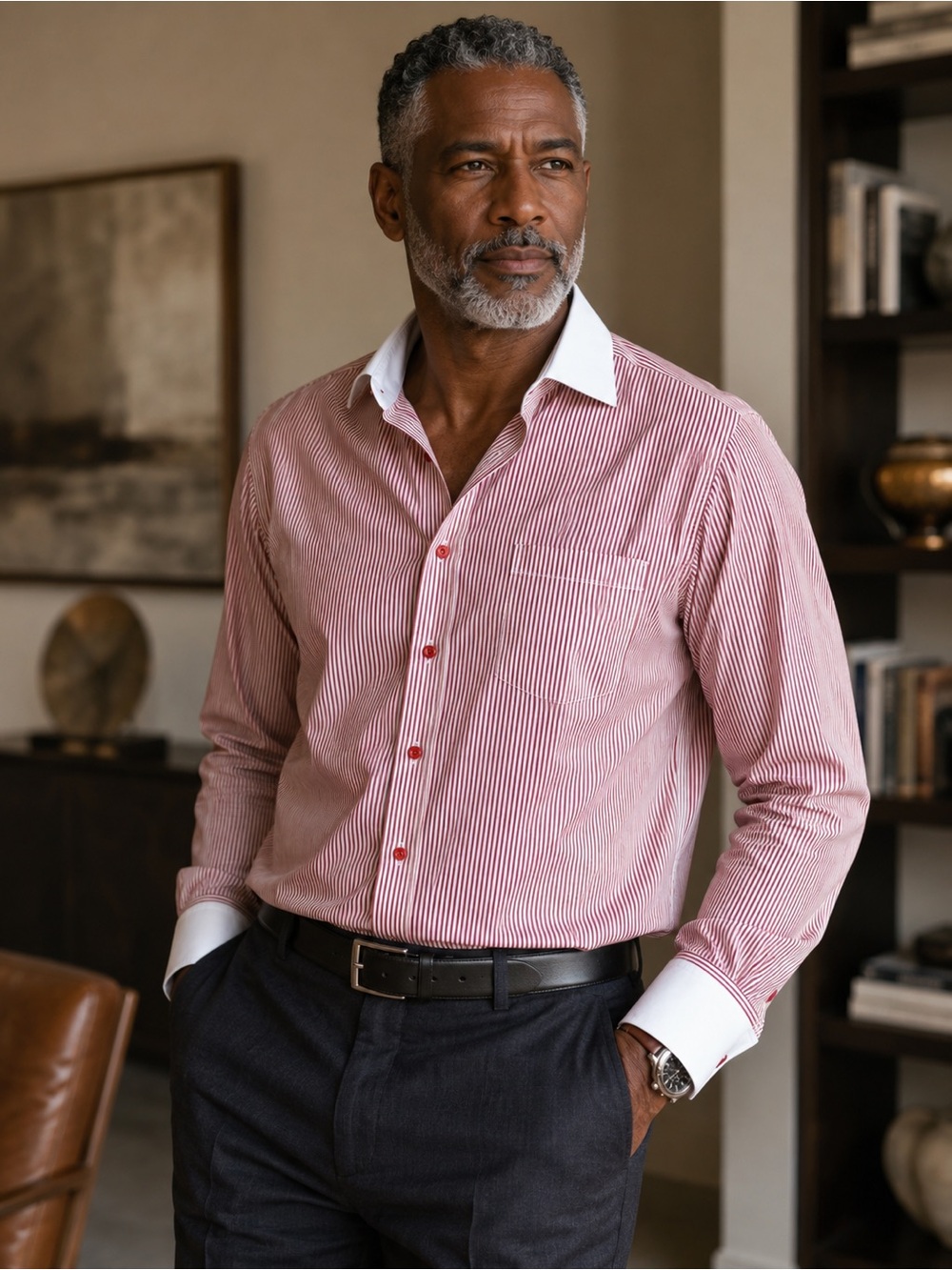 Bruno Conte Single Needle Tailoring Shirt